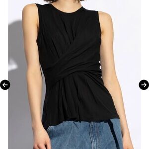 NWT Ulla Johnson Naia black top large